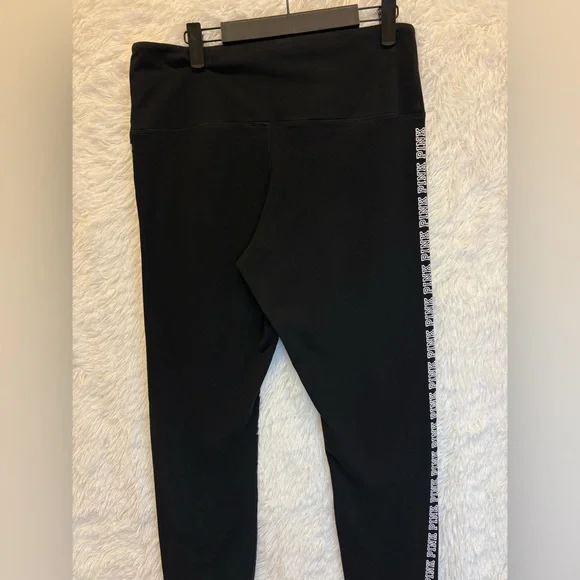 PINK Victoria's Secret High Rise Leggings | Logo Side Stripe | Athletic | XL - Picture 13 of 17